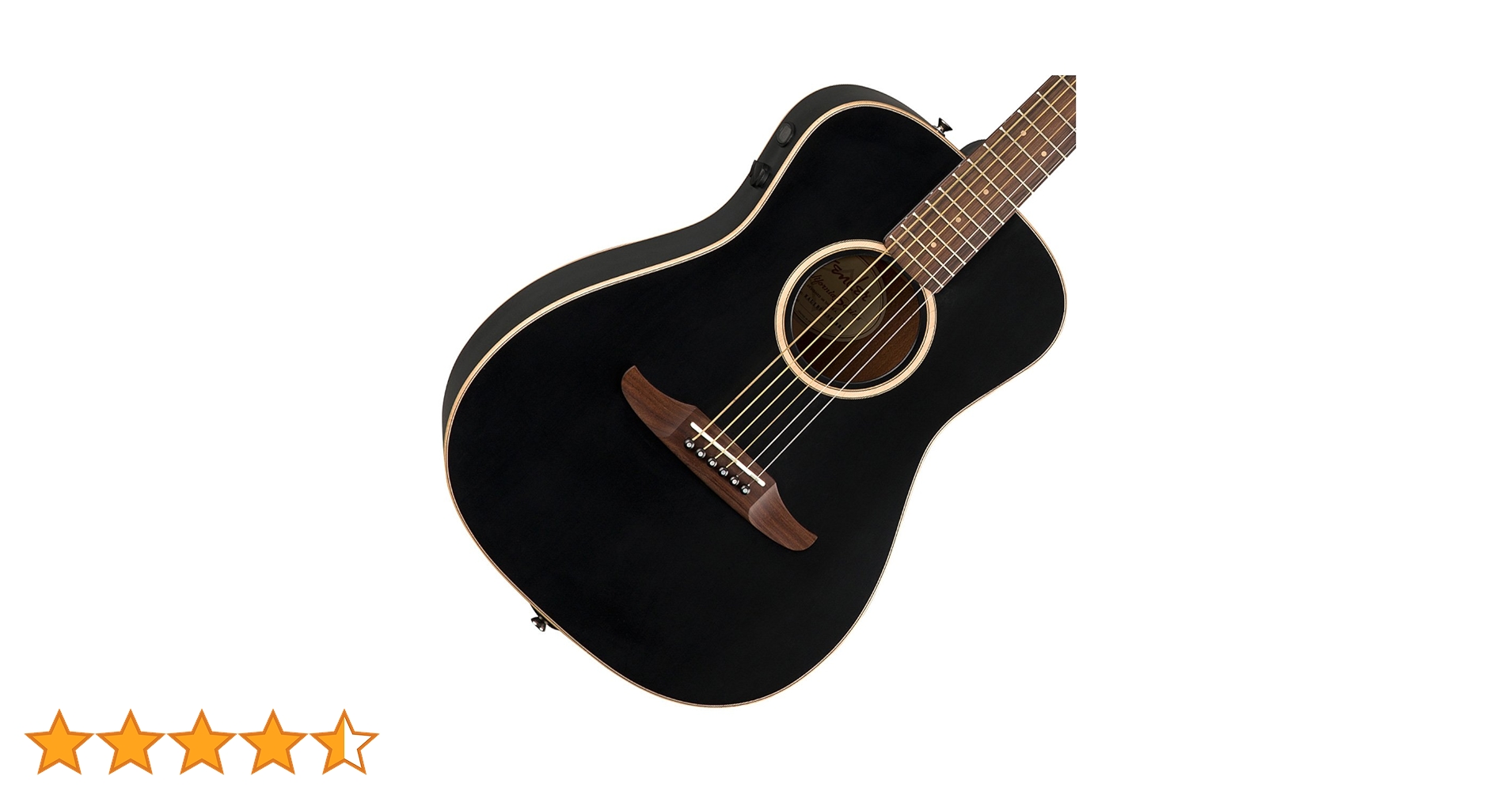 ギター fender Malibu Special, Matte Black Fender Malibu Special Acoustic-Electric - Matte Black
